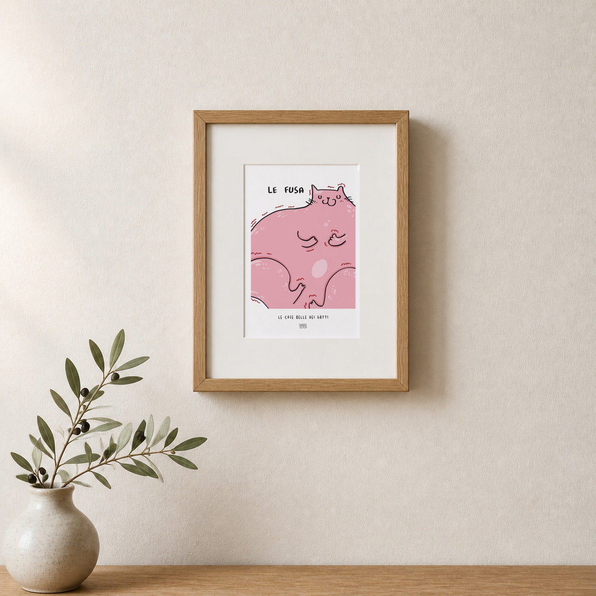 Les Belles Choses des Chats - Le ronronnement - cadre