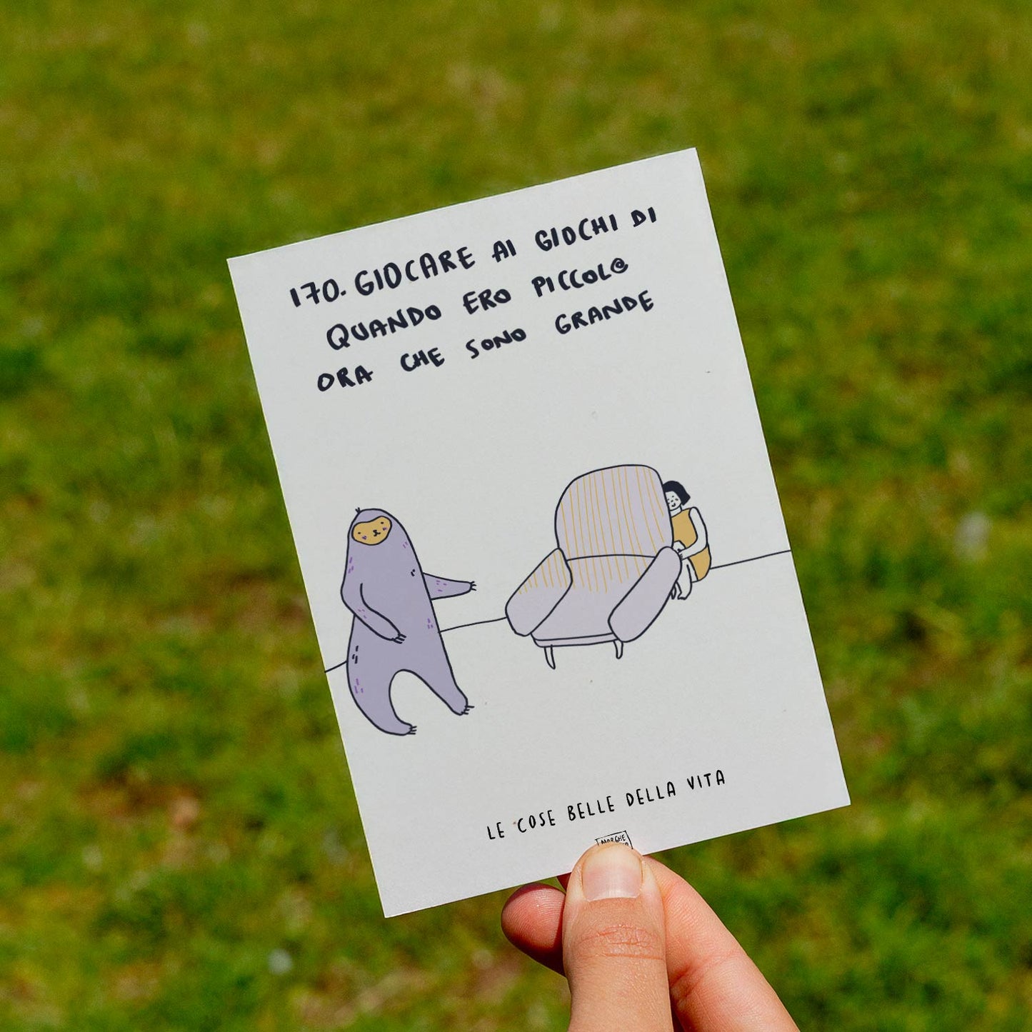 The beautiful things in life - 170. Playing the games I used to play as a child now that I'm older - lawn