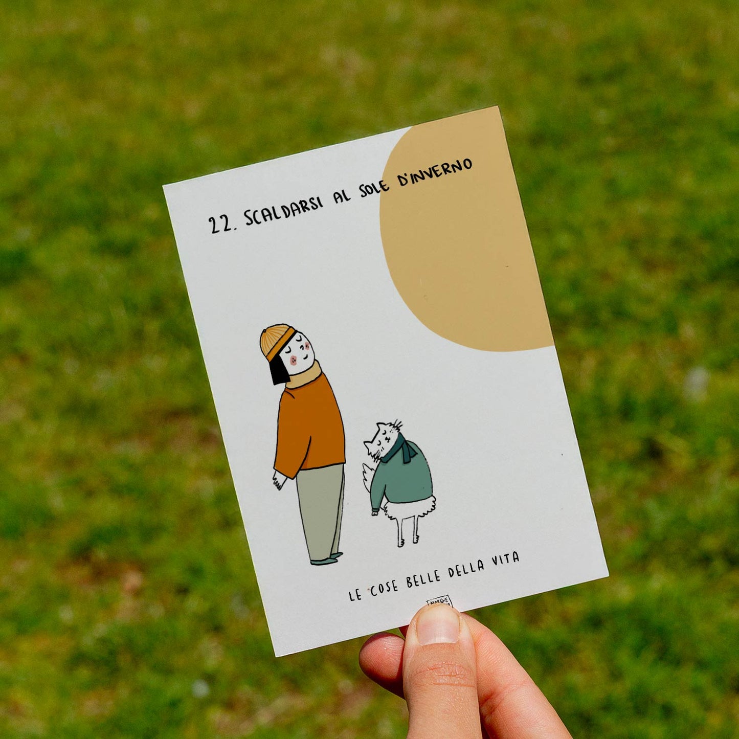 Le cose belle della vita - 22. Scaldarsi al sole d'inverno - prato