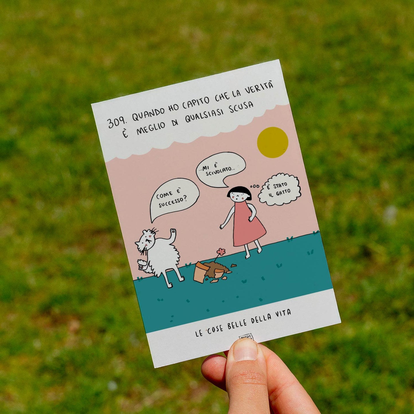 Lo bueno de la vida - 309. Cuando me di cuenta de que la verdad es mejor que cualquier excusa (¿Cómo sucedió?) Se me ha caído / Ha sido el gato - césped