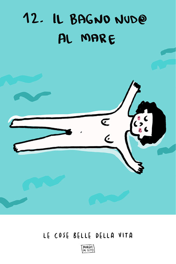 Le cose belle della vita - 12. Il bagno nud@ al mare