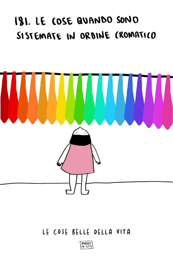 Lo bueno de la vida - 181. Las cosas cuando están ordenadas por color