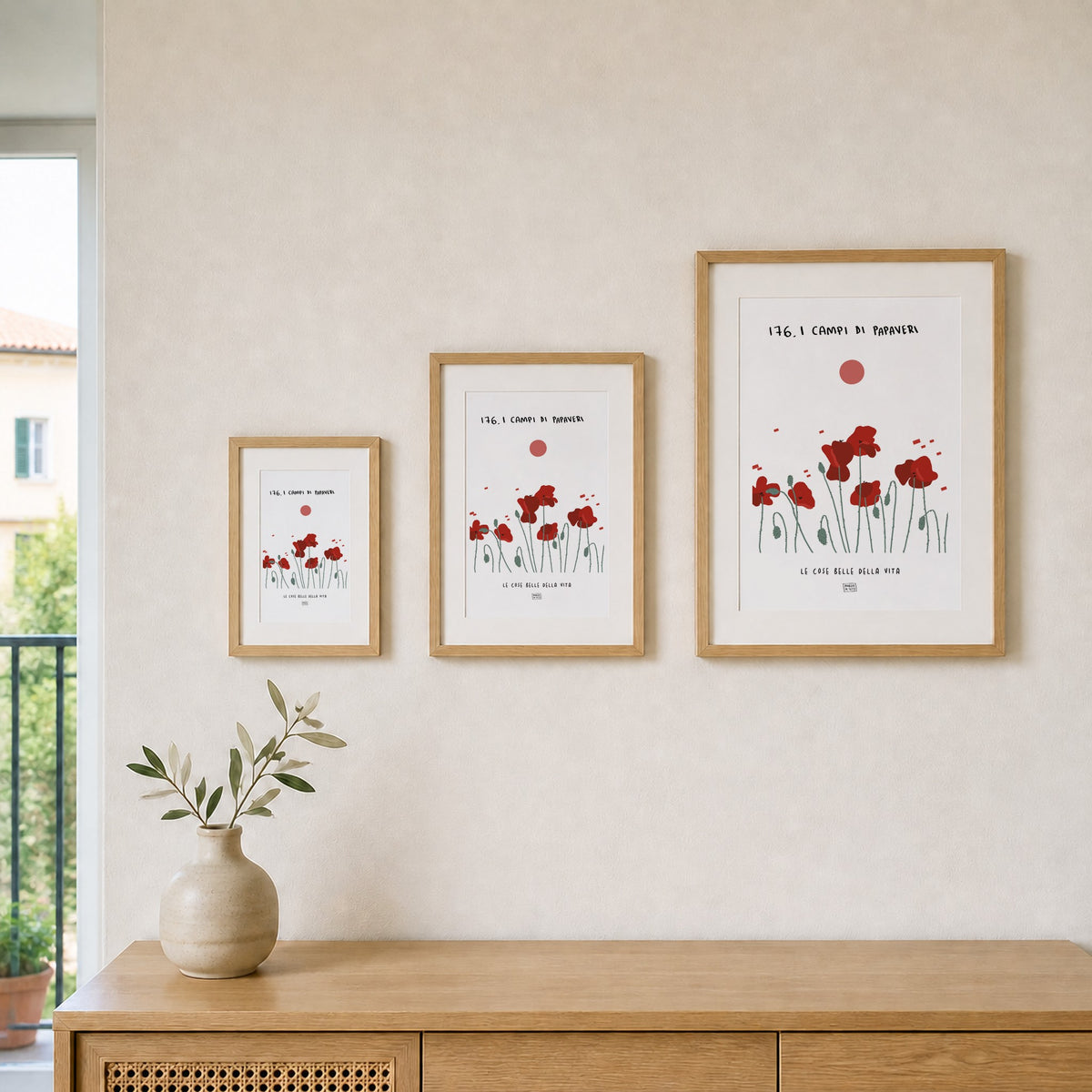 Le cose belle della vita - 176. I campi di papaveri - formati