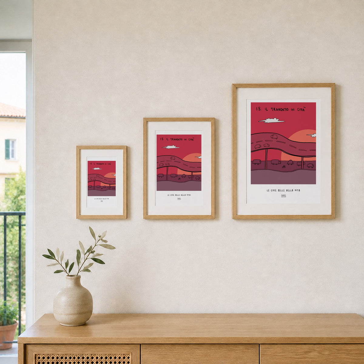 Le cose belle della vita - 18. Il tramonto in città - formati