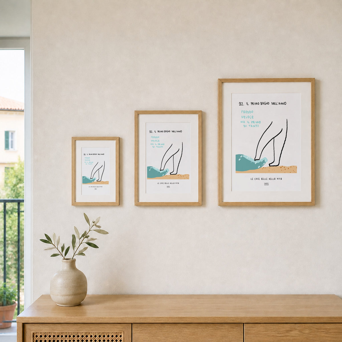 Le cose belle della vita - 92. Il primo bagno dell'anno ( freddo, veloce, ma il primo di tanti) - formati
