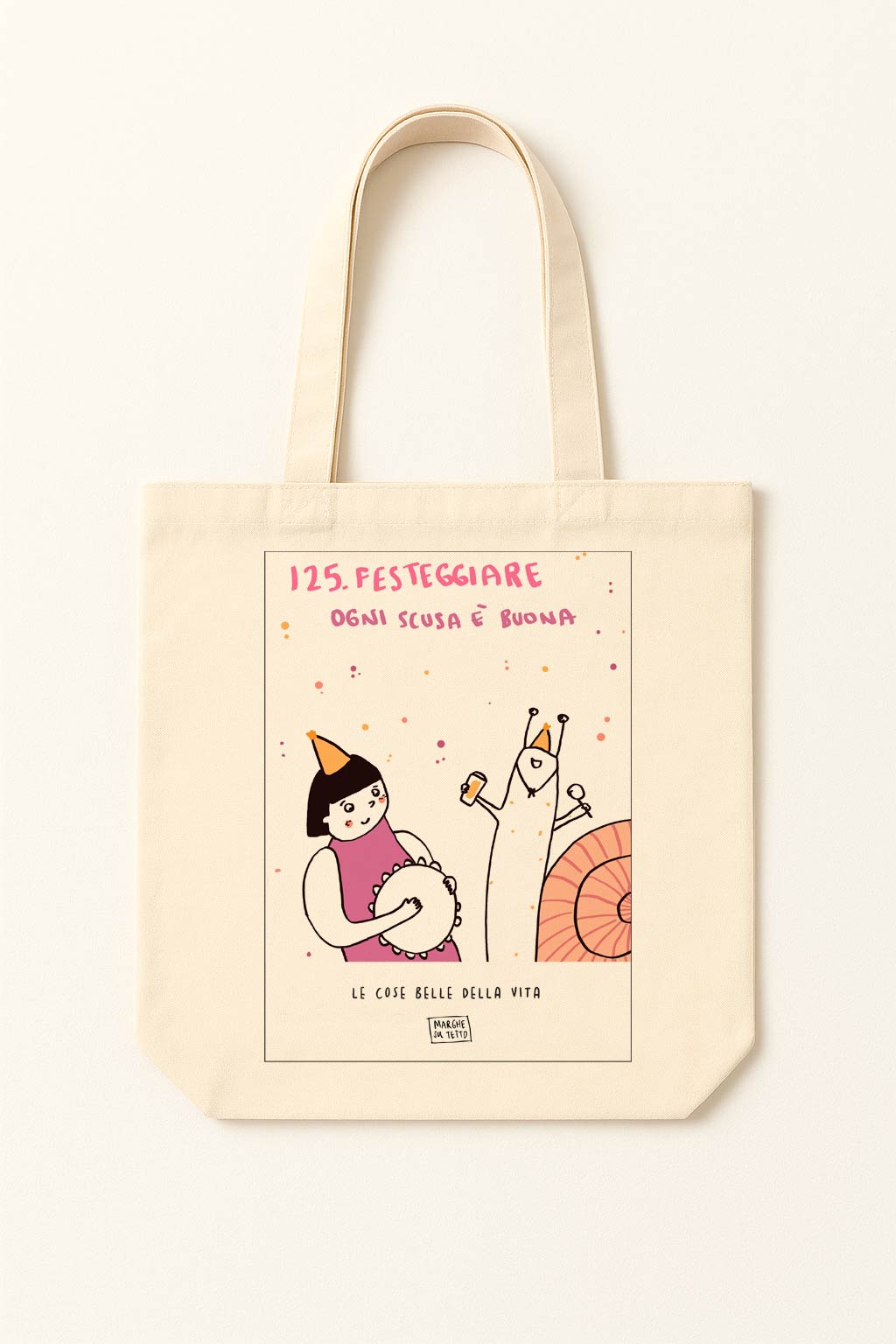 The beautiful things in life - 125. Celebrate - tote bag