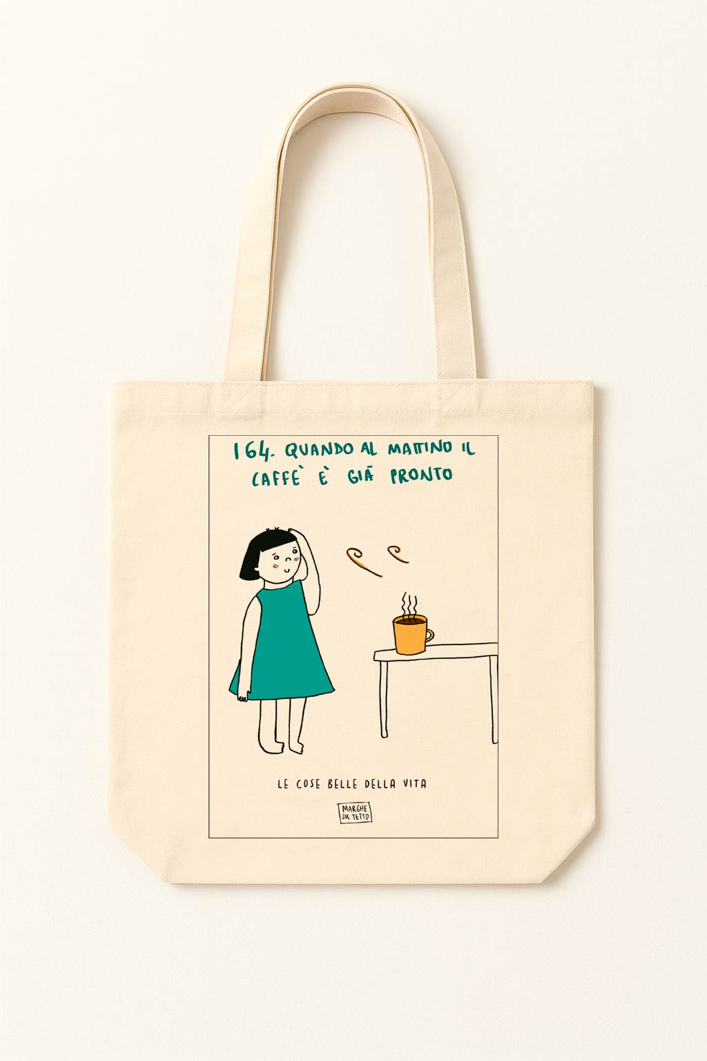 The beautiful things in life - 164. When the coffee is ready in the morning - tote bag