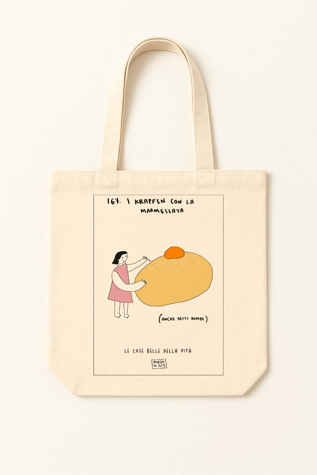 The beautiful things in life - 167. Jam doughnuts (also known as BOMBE) - tote bag