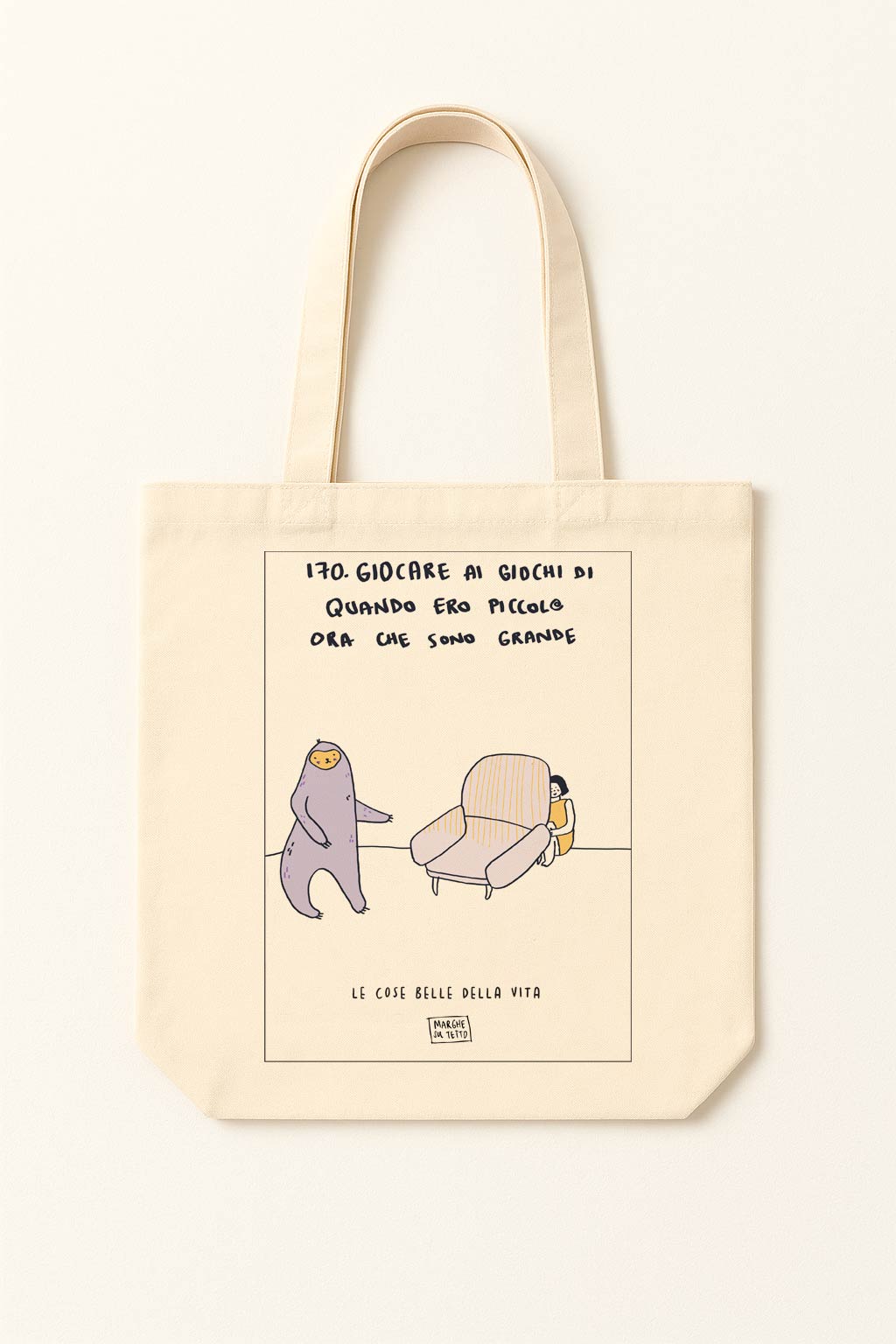 The beautiful things in life - 170. Playing the games I used to play as a child now that I'm older - tote bag