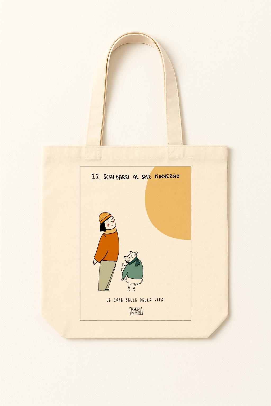Lo bueno de la vida - 22. Tomar el sol en invierno - bolsa de tela