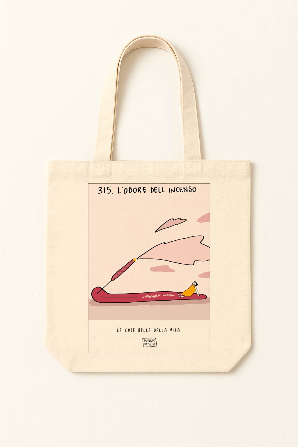 The beautiful things in life - 315. The scent of incense - tote bag