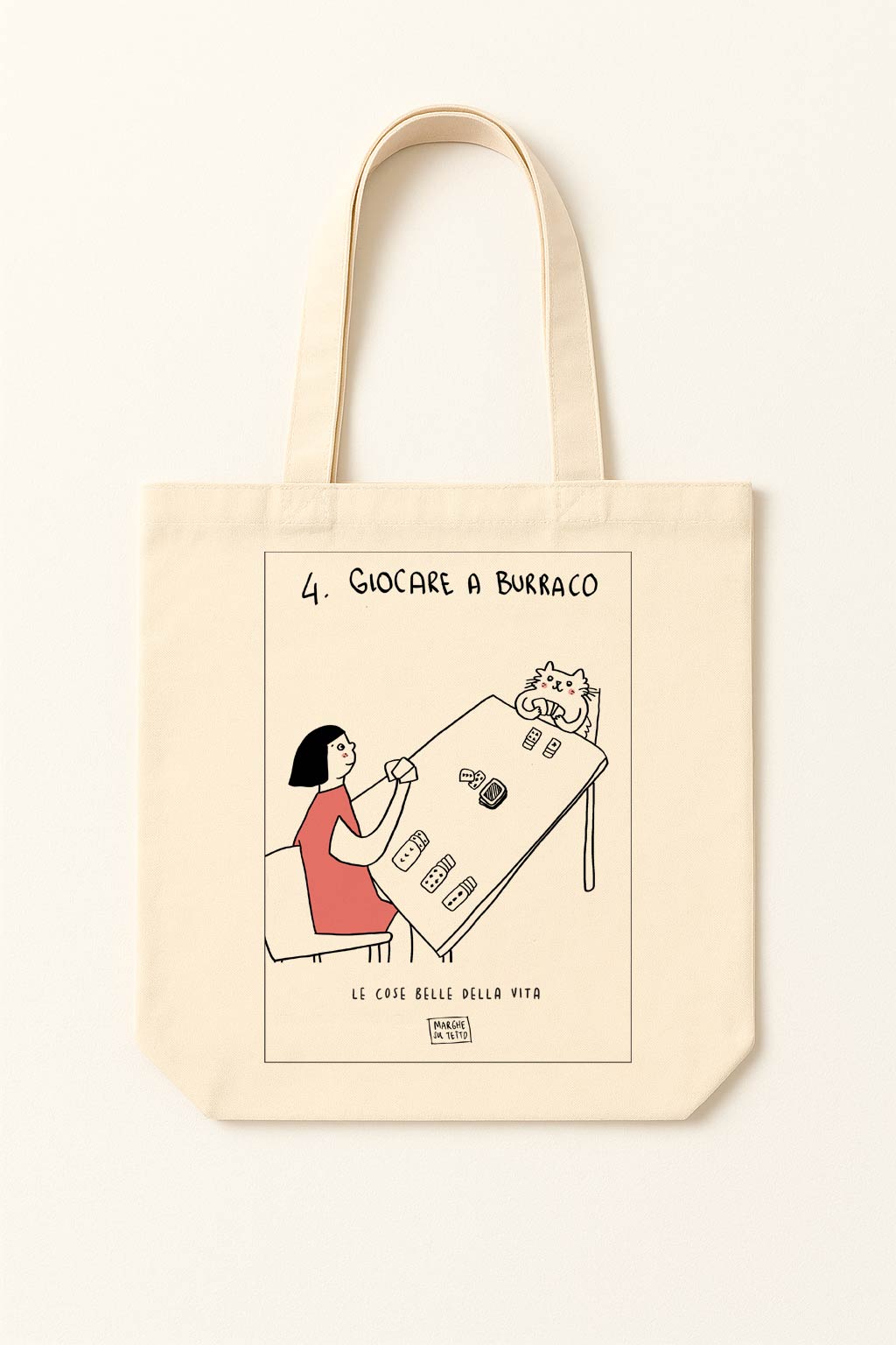 Lo bueno de la vida - 4. Jugar al burraco - bolsa de tela