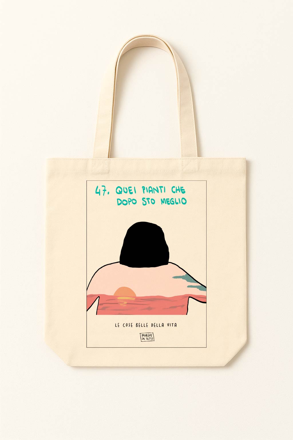 The beautiful things in life - 47. Those cries that make me feel better afterwards - tote bag