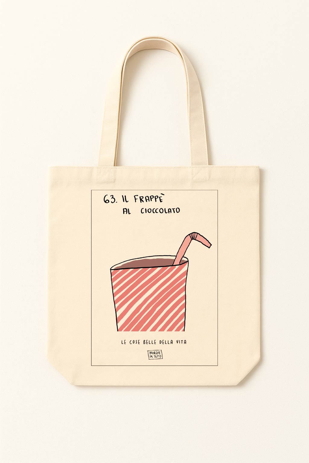 The beautiful things in life - 63. Chocolate milkshake - tote bag