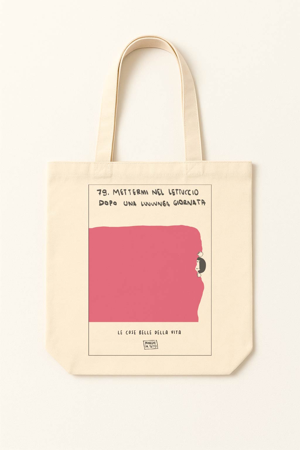 The beautiful things in life - 79. Getting into bed after a long day - tote bag