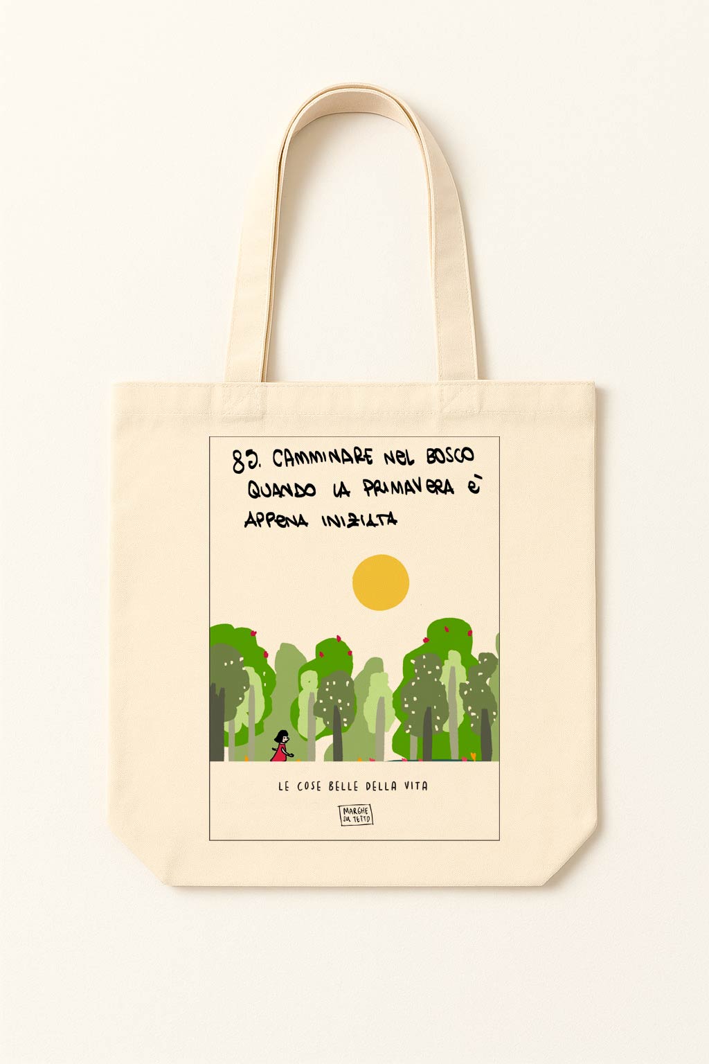 The beautiful things in life - 85. Walking in the woods when spring has just begun - tote bag