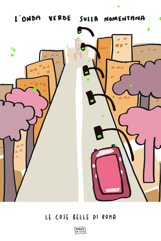 Stampa - L'onda verde sulla Nomentana