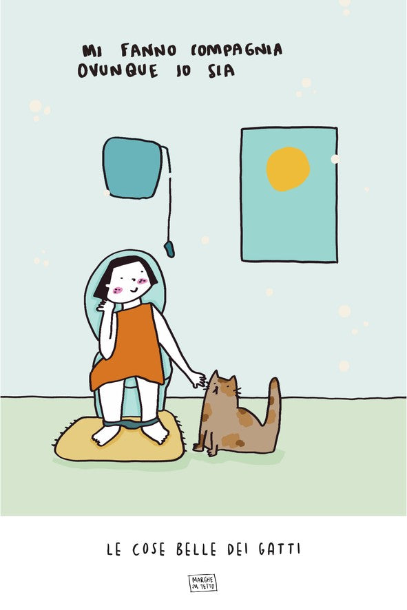 Le Cose Belle Dei Gatti - Mi fanno compagnia ovunque io sia