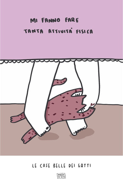 Les Belles Choses des Chats - Ils me font faire beaucoup d'activité physique