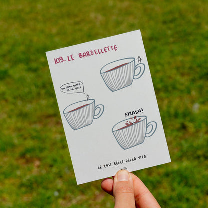 Les belles choses de la vie - 109. Les blagues (un homme entre dans un café / SPLASH - pelouse