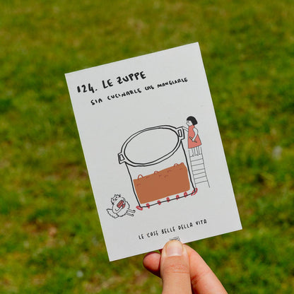 Les belles choses de la vie - 124. Les soupes - pelouse