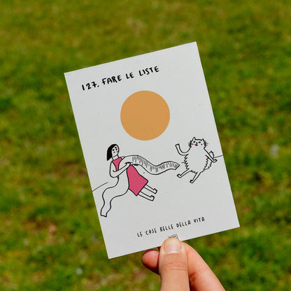 Les belles choses de la vie - 127. Faire des listes - pelouse