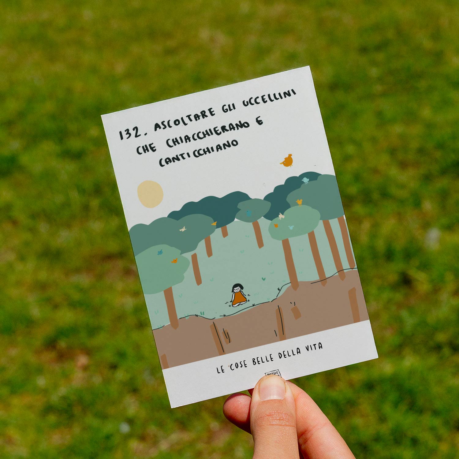 Les belles choses de la vie - 132. Écouter les oiseaux qui bavardent et chantent - pelouse