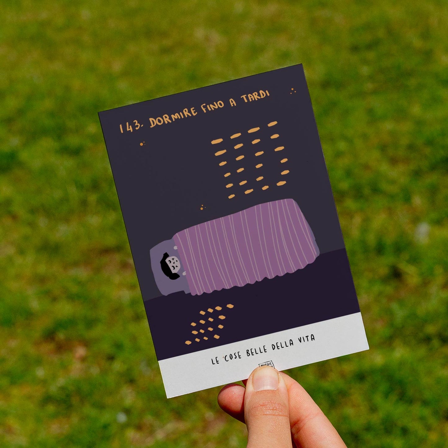 Les belles choses de la vie - 143. Dormir tard - pelouse