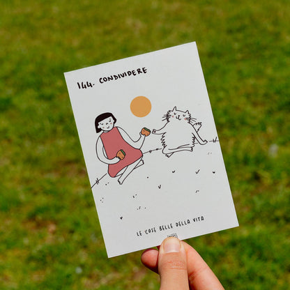 Les belles choses de la vie - 144. Partager - pelouse