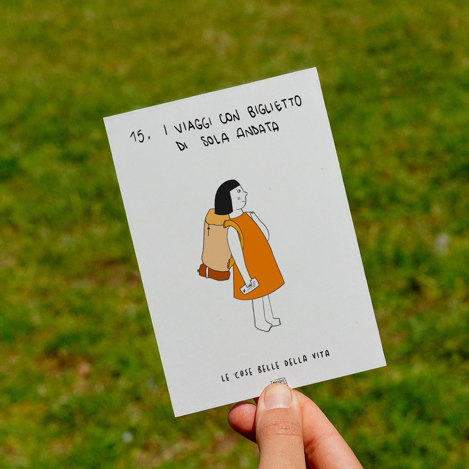 Le cose belle della vita - 15. I viaggi con biglietto di sola andata - prato