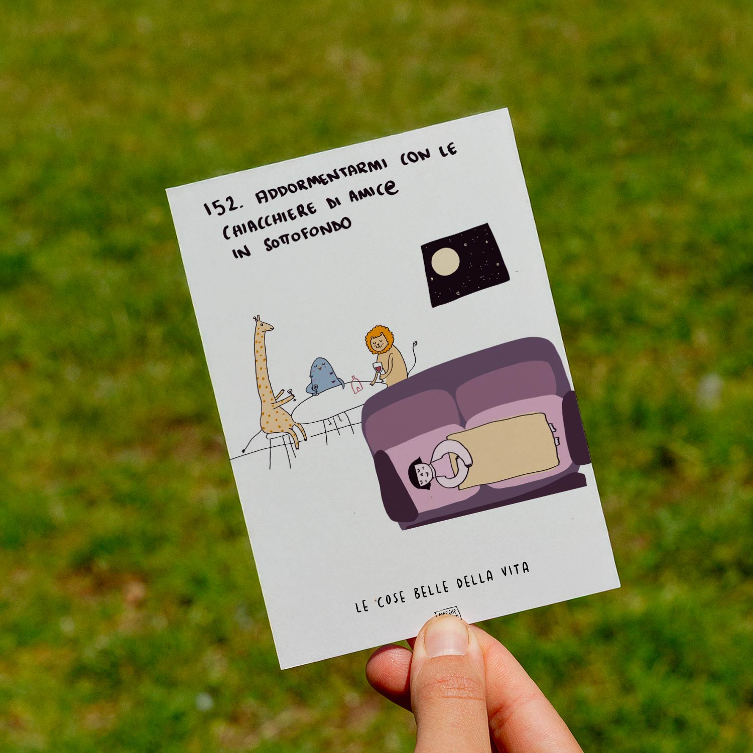 Lo bueno de la vida - 152. Quedarme dormido con la charla de mis amigos de fondo - césped