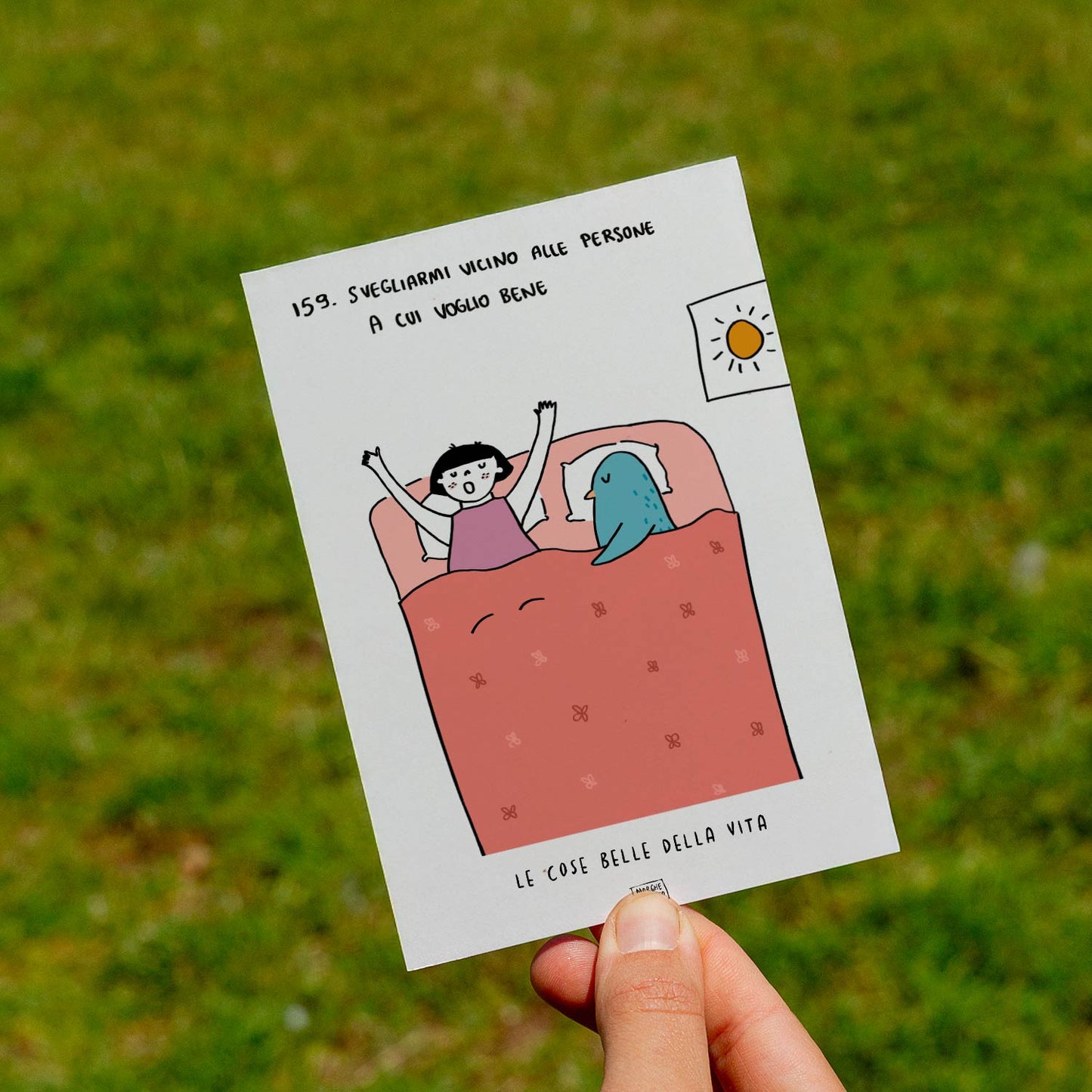 Lo bueno de la vida - 159. Despertarme junto a las personas que quiero - césped