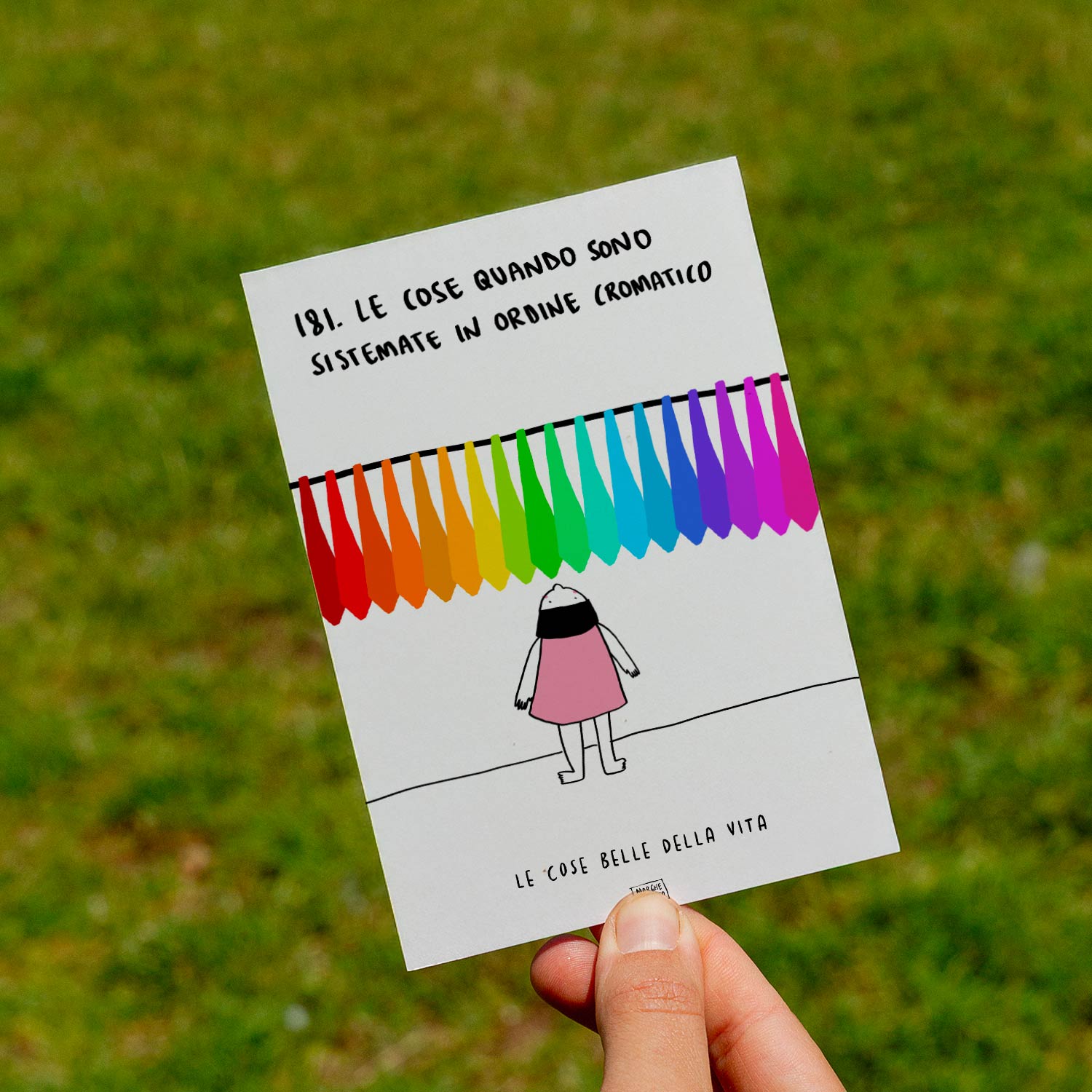 Le cose belle della vita - 181. Le cose quando sono sistemate in ordine di colore - prato