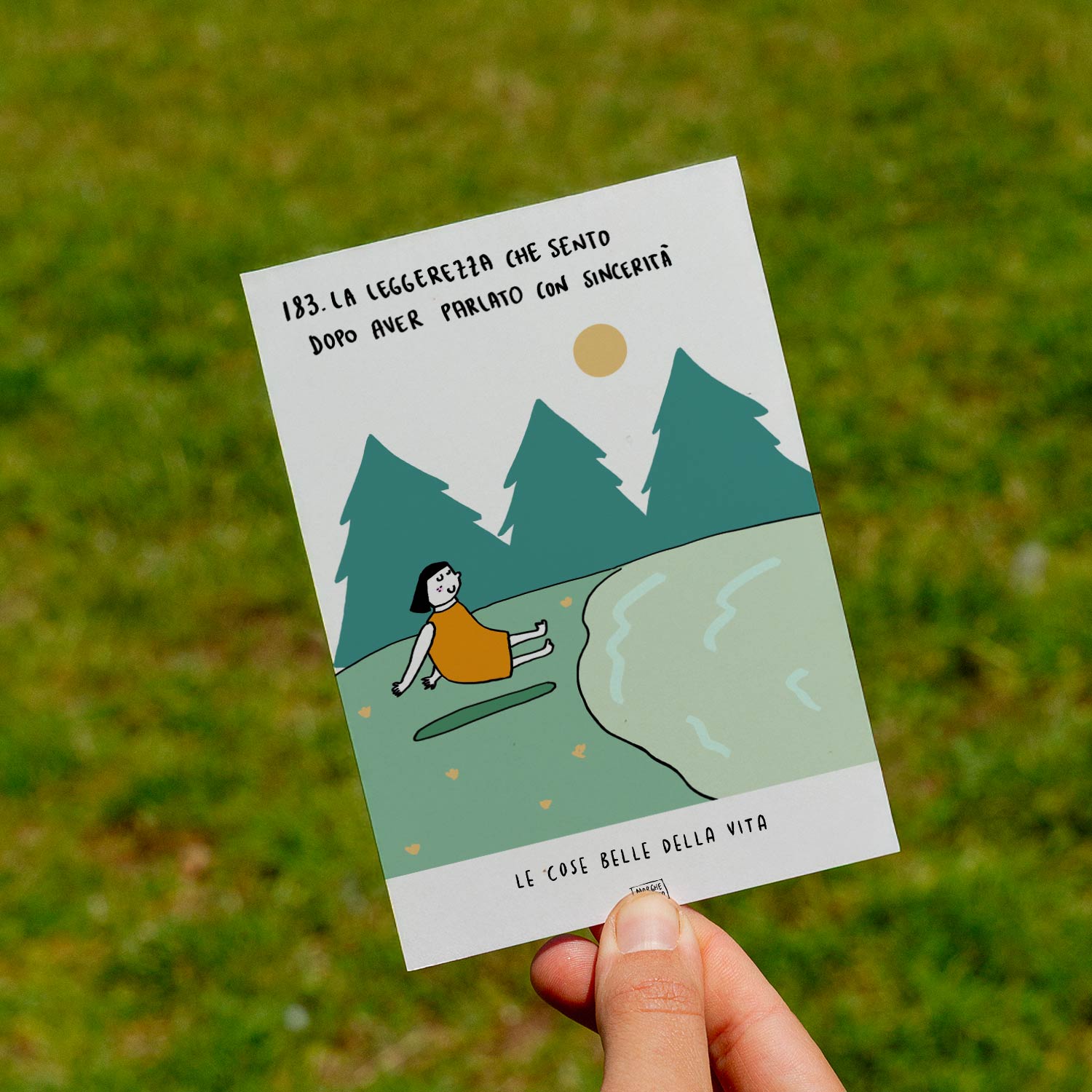 Le cose belle della vita - 183. La leggerezza che sento dopo aver parlato con sincerità - prato