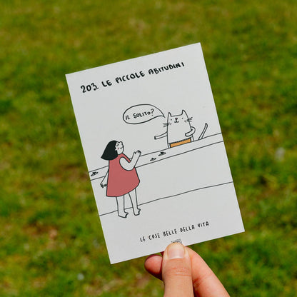 Le cose belle della vita - 203. Le piccole abitudini ( il solito?) - prato