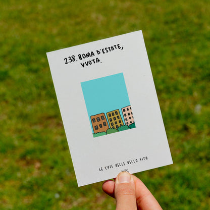 Le cose belle della vita - 238. Roma d'estate, vuota - prato