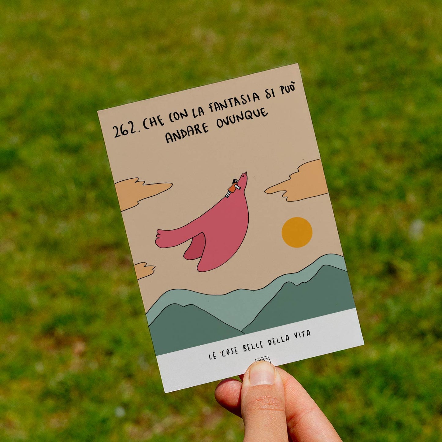 Le cose belle della vita - 262. Che con la fantasia si può andare ovnque - prato