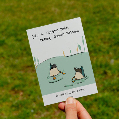 Le cose belle della vita - 27. Il culetto delle papere quando pescano - prato