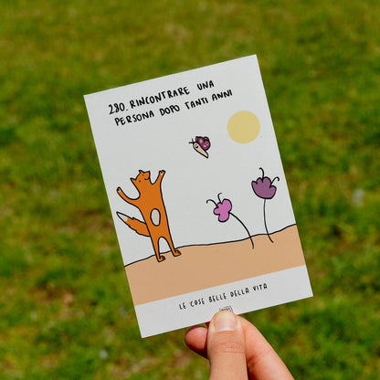 Le cose belle della vita - 280. Rincontrare una persona dopo tanti anni - prato