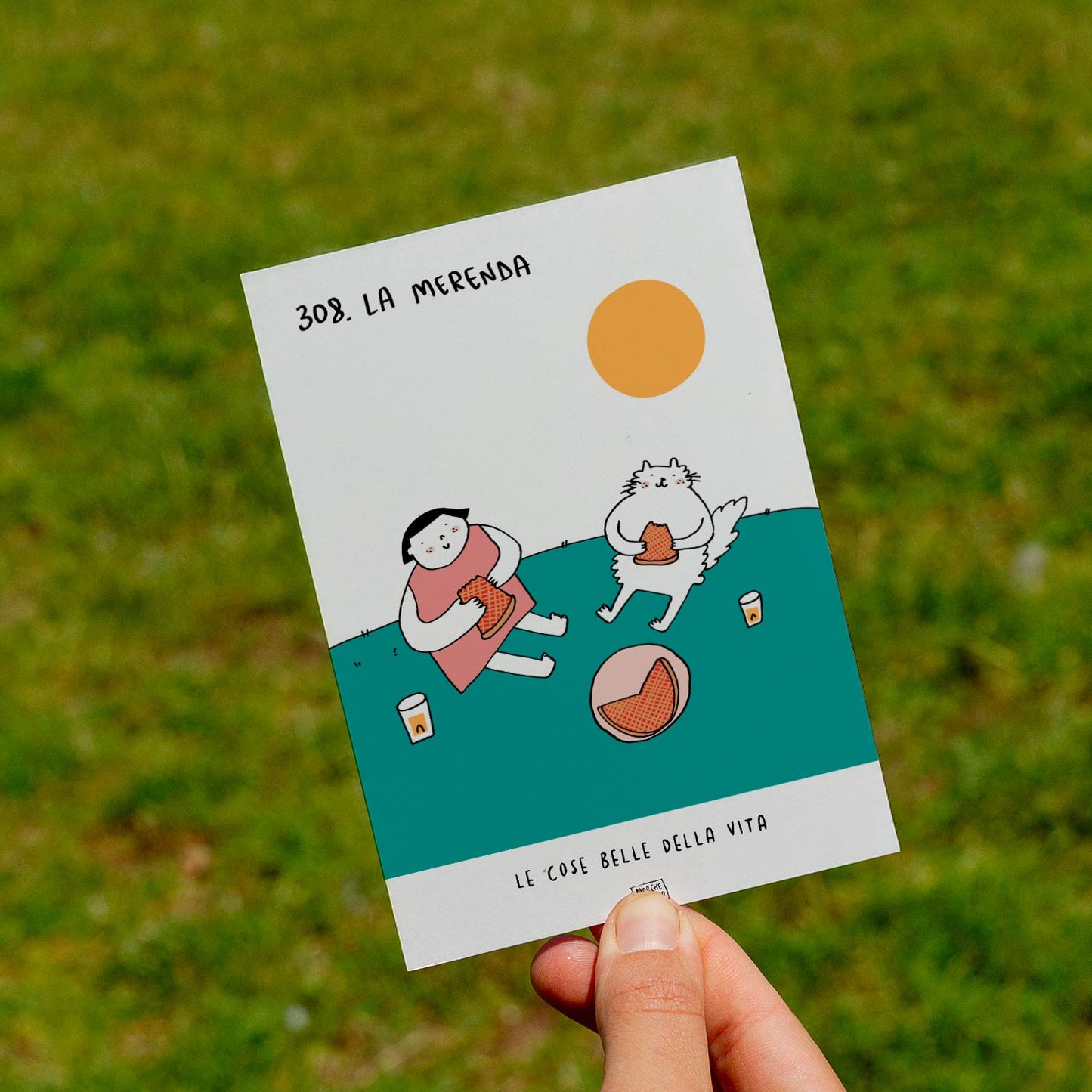 Lo bueno de la vida - 308. La merienda - césped