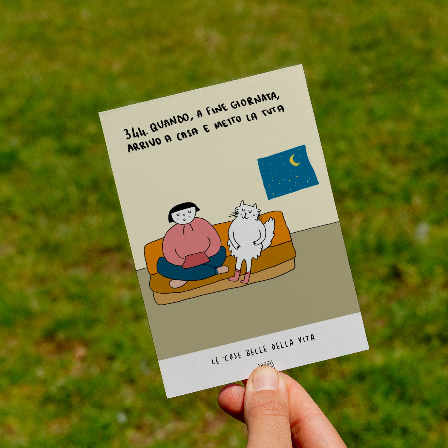 Le cose belle della vita - 344. Quando, a fine giornata, arrivo a casa e metto la tuta - prato