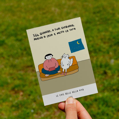 Le cose belle della vita - 344. Quando, a fine giornata, arrivo a casa e metto la tuta - prato