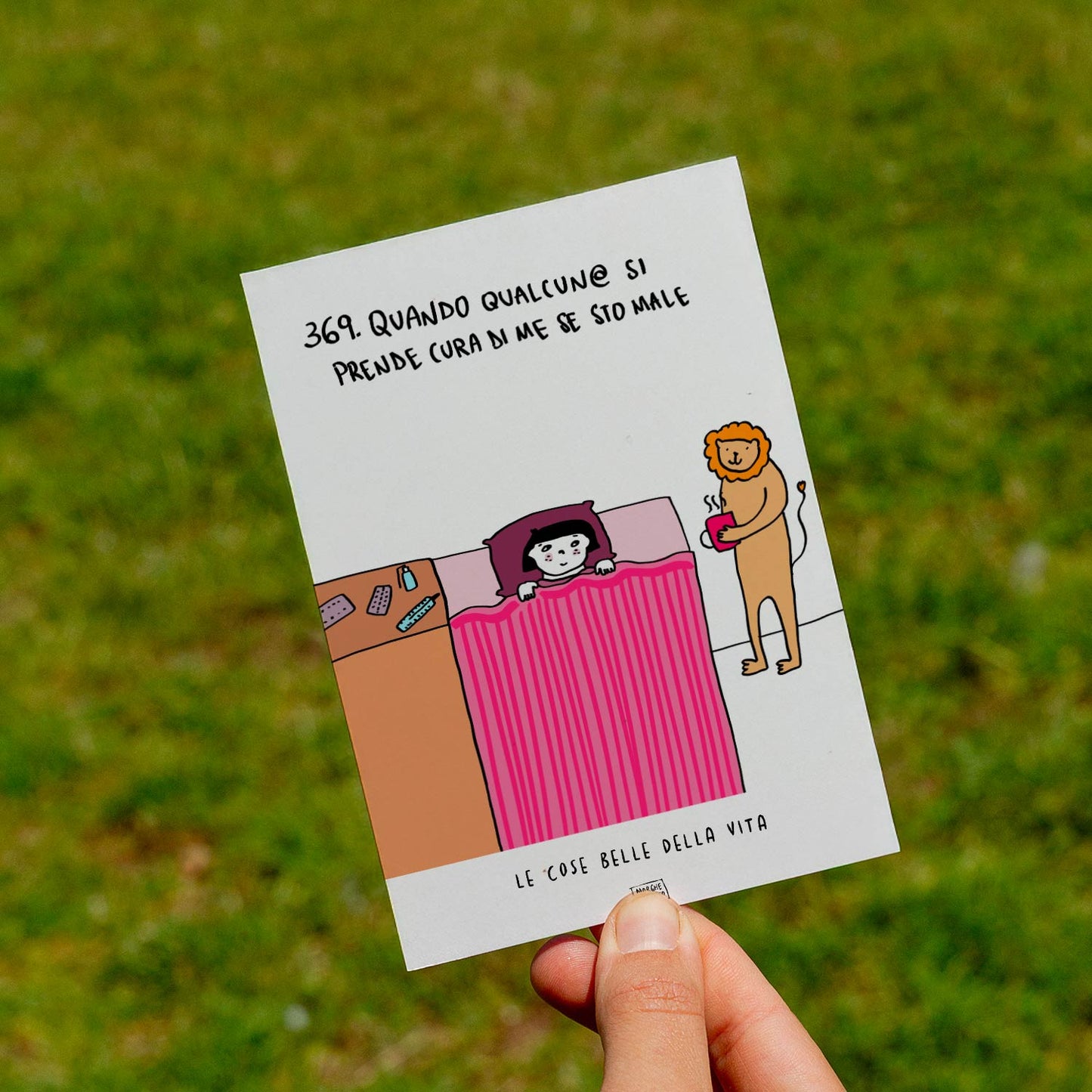 Le cose belle della vita - 369. Quando qualcun3 si prende cura di me se sto male - prato