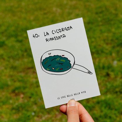 Le cose belle della vita - 40. La cicorietta ripassata - prato