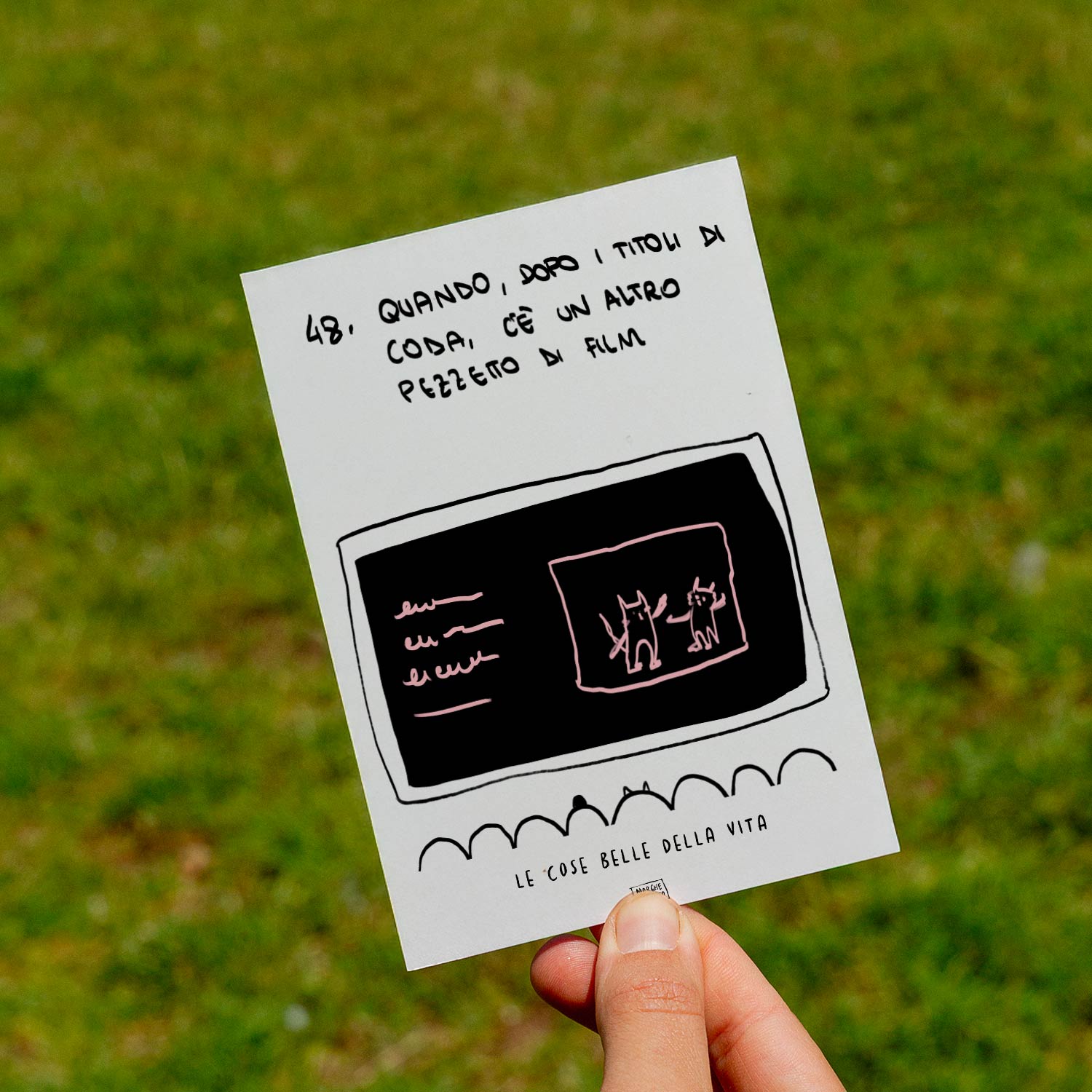 Le cose belle della vita - 48. Quando, dopo i titoli di coda, c'è un altro pezzetto di film - prato