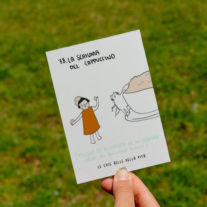 Le cose belle della vita - 78. La schiuma del cappuccino (meglio se ricoperta da un leggero velo di zucchero bianco) - prato