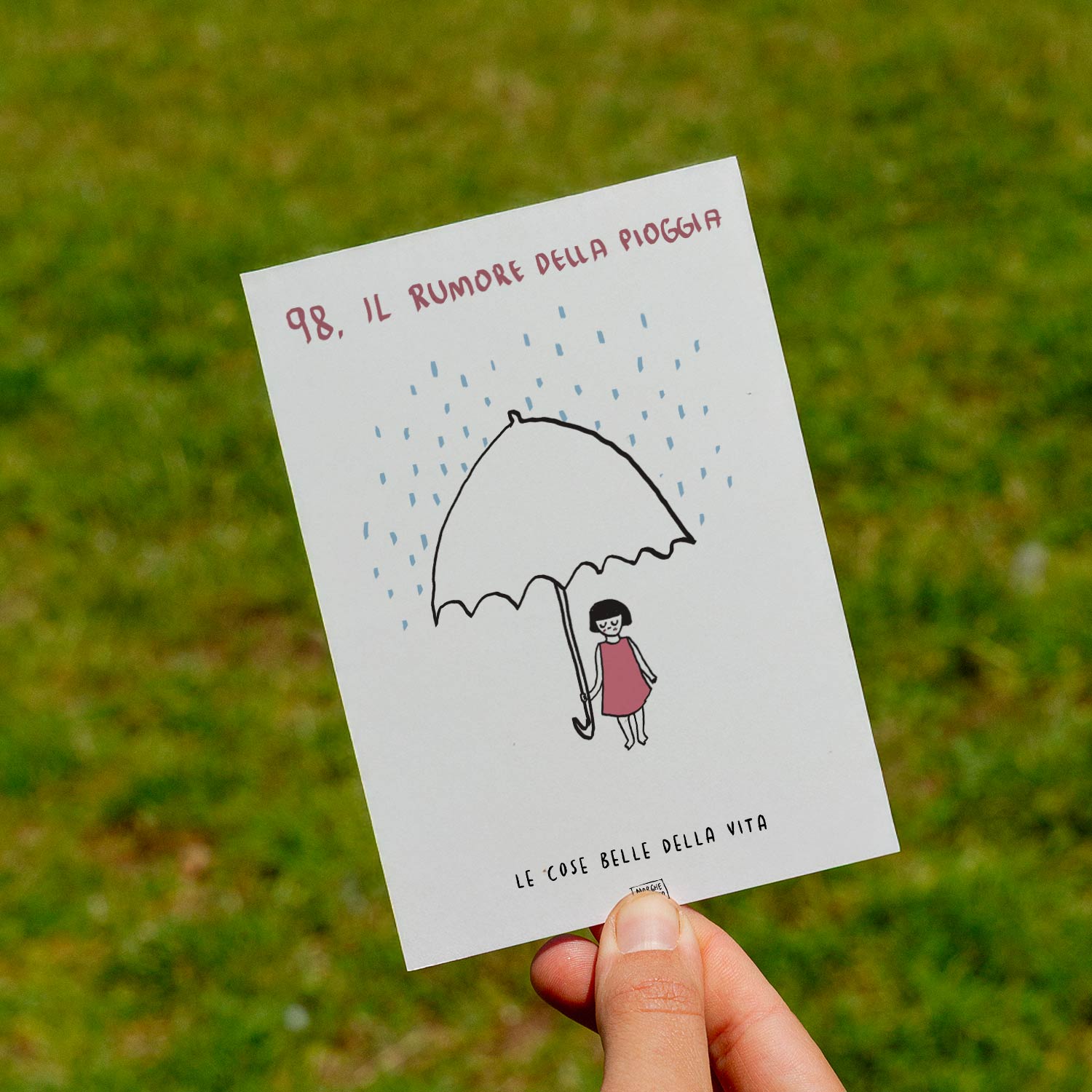 Le cose belle della vita - 98. Il rumore della pioggia - prato