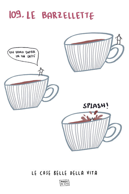 Les belles choses de la vie - 109. Les blagues (un homme entre dans un café / SPLASH