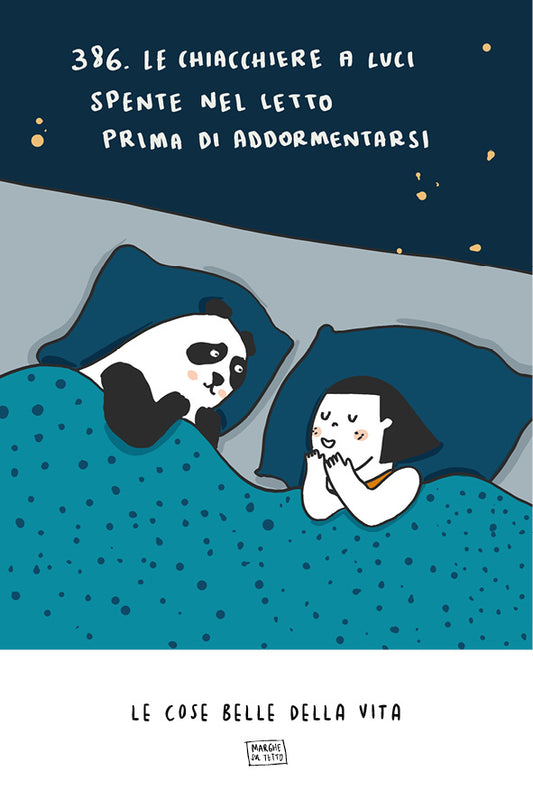 Le cose belle della vita - 386. Le chiacchiere a luci spente nel letto prima di addormentarsi