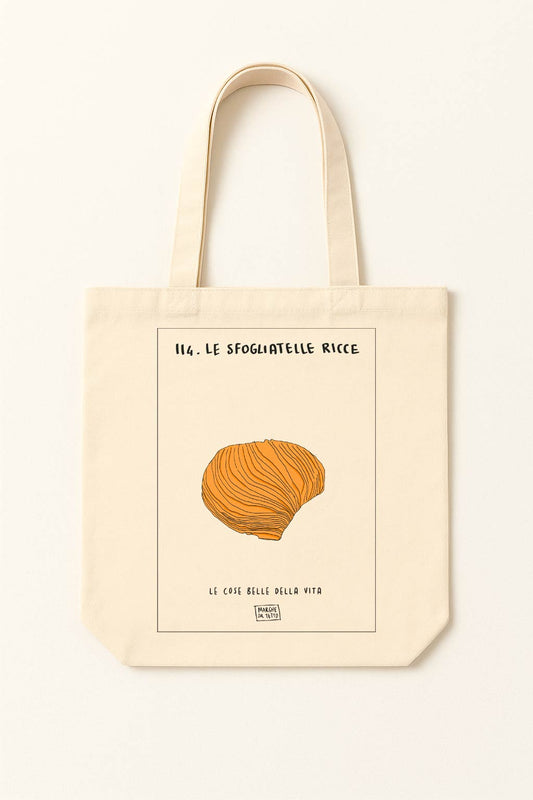 The beautiful things in life - 114. Curly puff pastries - tote bag